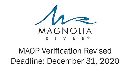 MAOP Verification Revised Deadline